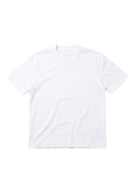 Paolo Pecora Men's Cotton Jersey T-shirt with Side Logo - White PAOLO PECORA |  | F022 40541101